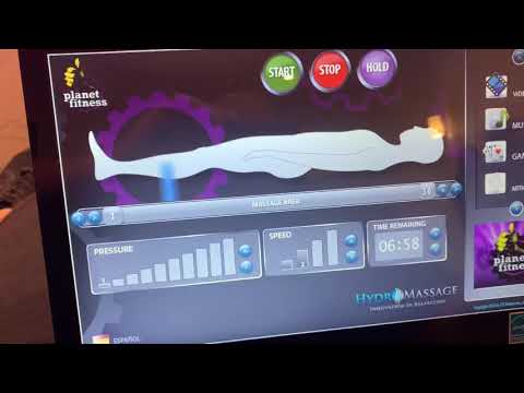 Hydro massage at Planet Fitness