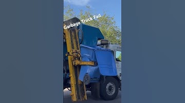 Crazy Garbage Truck Fail! #shorts 😂