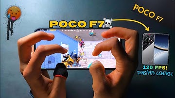 POCO F7 +120 FPS? PUBG TEST!  SENSİVİTY AND CONTROL🤯🔥