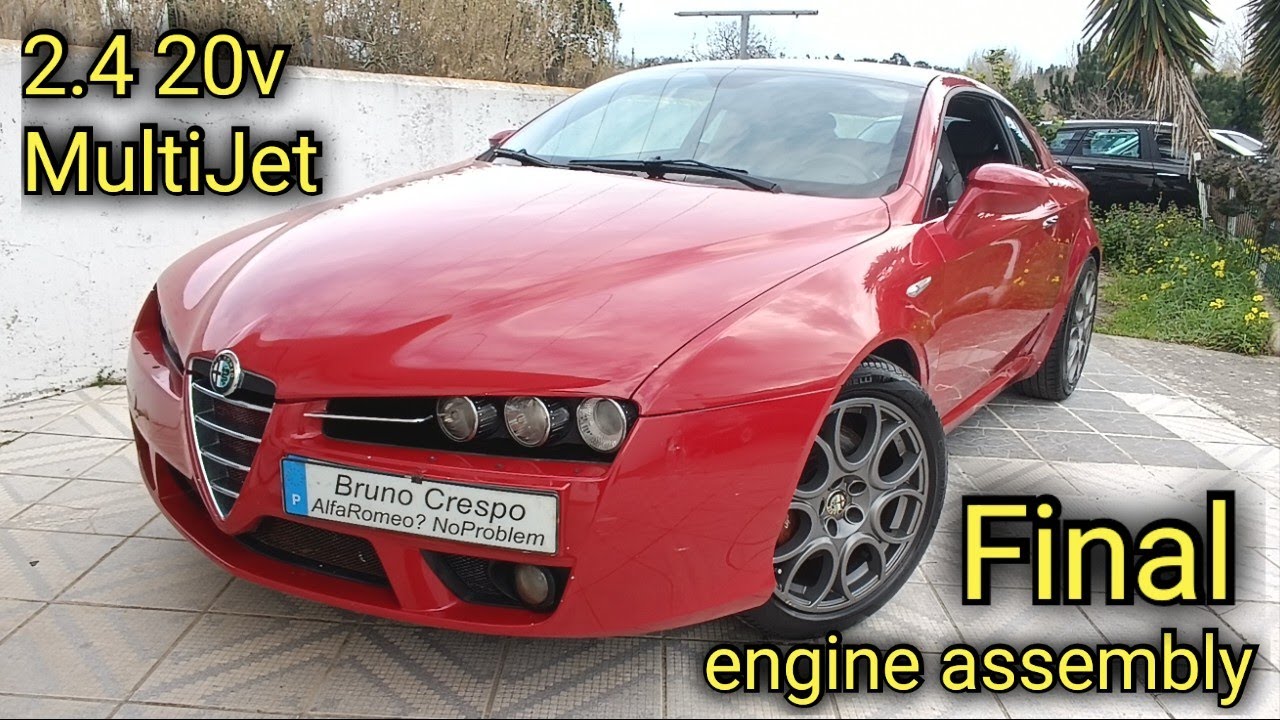 Multijet 2.4 20V 200hp Engine Assembly, Upper Head Timing belt, and Turbo