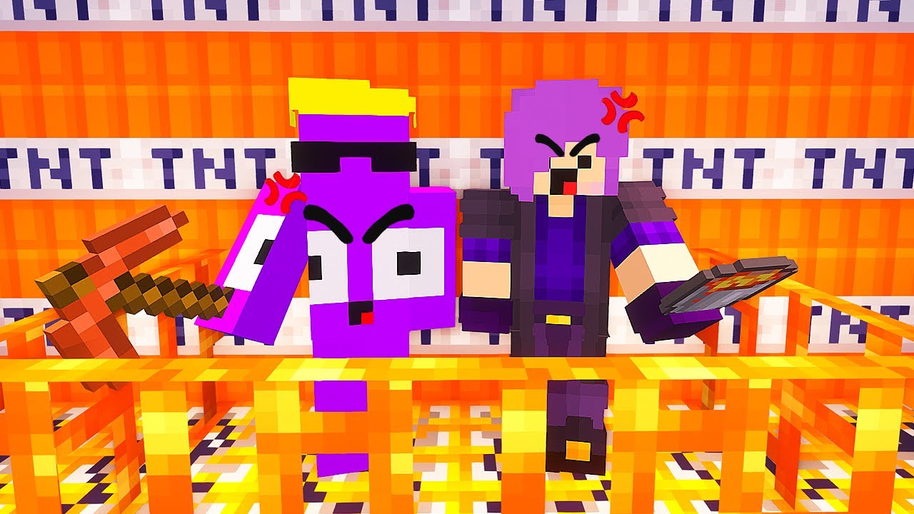 Essa PRISÃO LARANJA ACABOU com a gente no MINECRAFT.... (socorro)