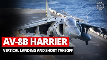 Incredible: AV-8B Harrier Jump Jet In Action Vertical Landing and Short Takeoff | STOVL