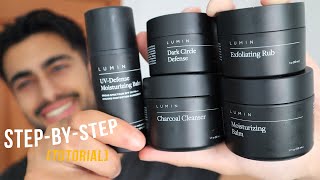 How To Lumin Skin Care Routine - Step-by-Step Tutorial For Men screenshot 2