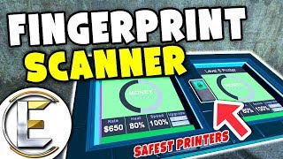 Fingerprint Scanner Money Printers - Gmod DarkRP (With A New Built Unraidable Base)
