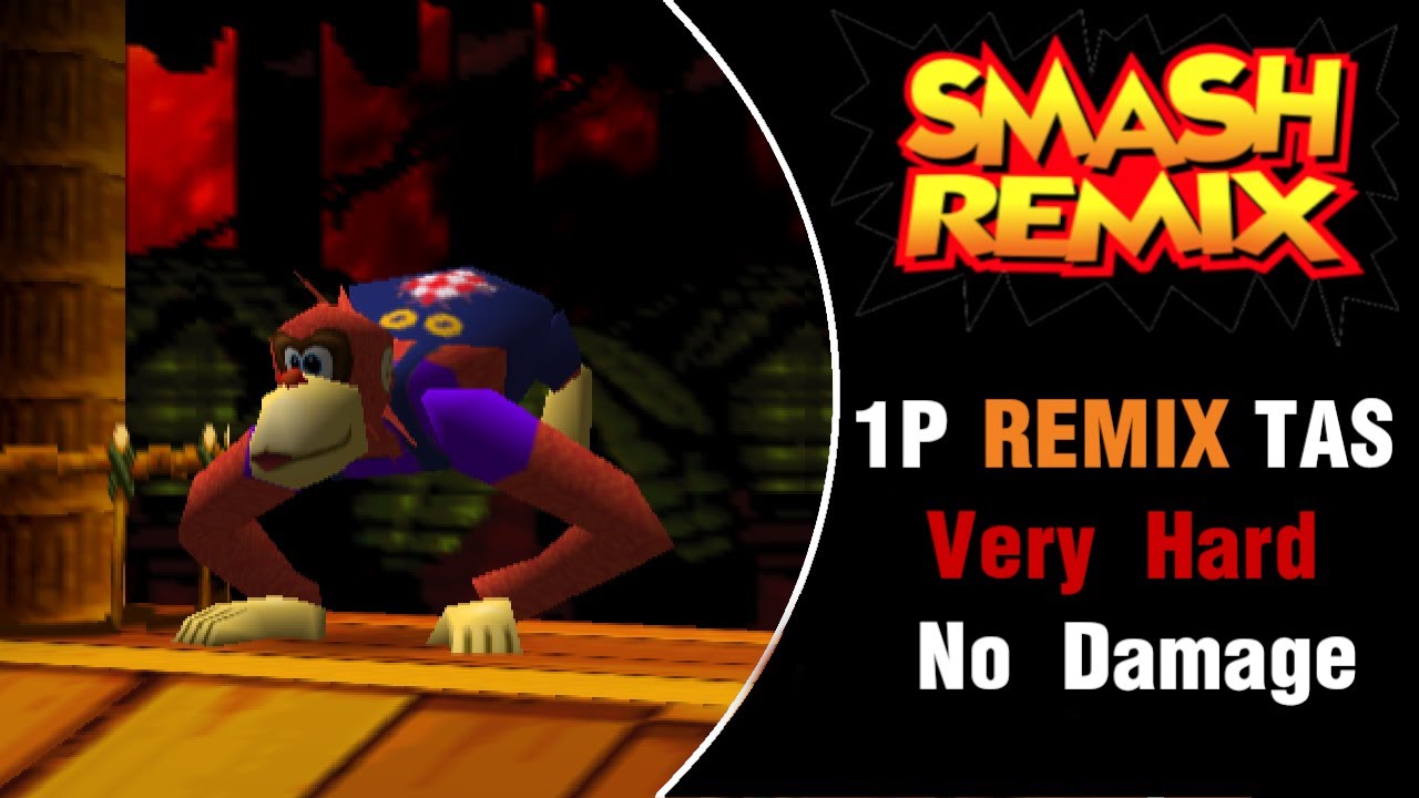 Smash Remix [TAS] - Lanky Kong Remix Mode (Very Hard, No Damage)