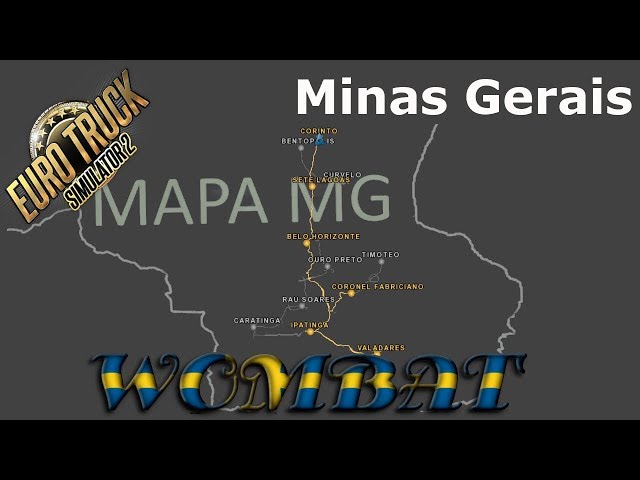 REALIZAMOS ENTREGA EM CARATINGA - MG - MAPA ROTAS BRASIL - ETS2