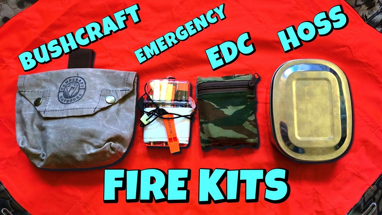 Top 4 Fire Kits For EDC, Bushcraft & Emergencies - YouTube