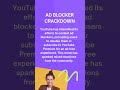 "YouTube's Ad Blocker Crackdown: What It Means for Viewers" #techtutorial #contentfilter #tutanota