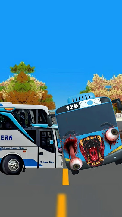 tabrakan bus tayo dan bus telolet Basuri