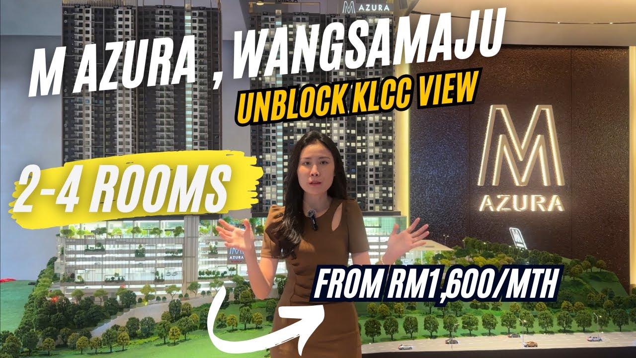 M Azura , Wangsa Maju | [ URBAN TECHNO CONDO] 2-4 ROOMS 700SF -1000SF Walk to LRT Station 29.10.2024