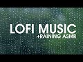 Lofi music relaxation with raining white noise | Ken Ambience