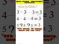 Math challenge question #mathpuzzle #mathhack #mathstricks #logic#trending #puzzlehut