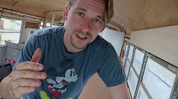 UPPER CABINET BUILD ep. 1 - SKOOLIE CONVERSION