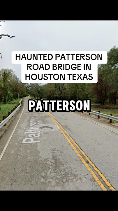 Haunted Patterson Road Bridge Houston Texas #texas #hauntedtexas #paranormal #ghost #haunted