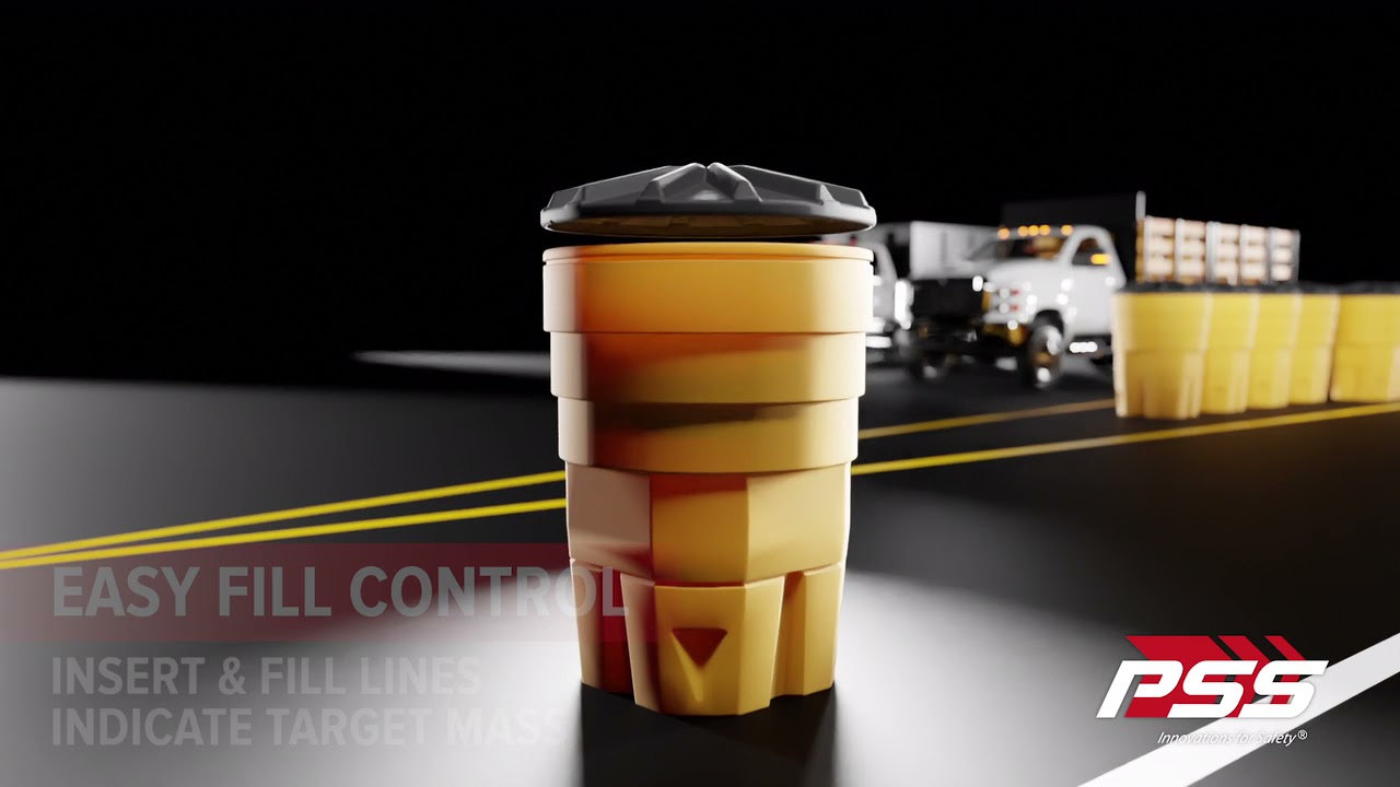 CrashGard® Sand Barrel System - YouTube