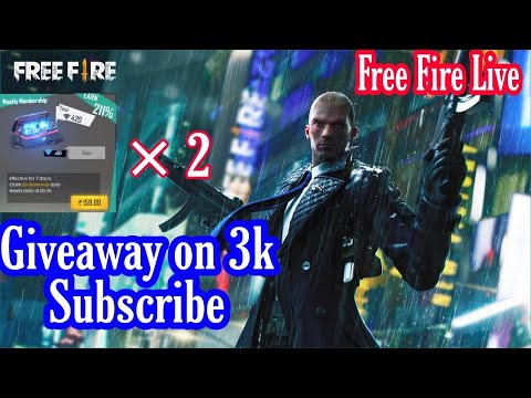 Live Free Fire Ranked Gameplay with 2 weekly membership ...