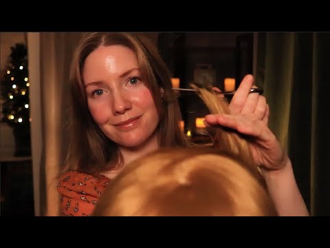ASMR The Most Realistic Haircut , Scalp Exam , Massage , 3D Binaural , Cut , Wash , Roleplay