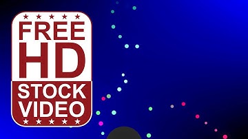 Free Stock Videos – abstract animated colorful particles falling from the center and bouncing 2D