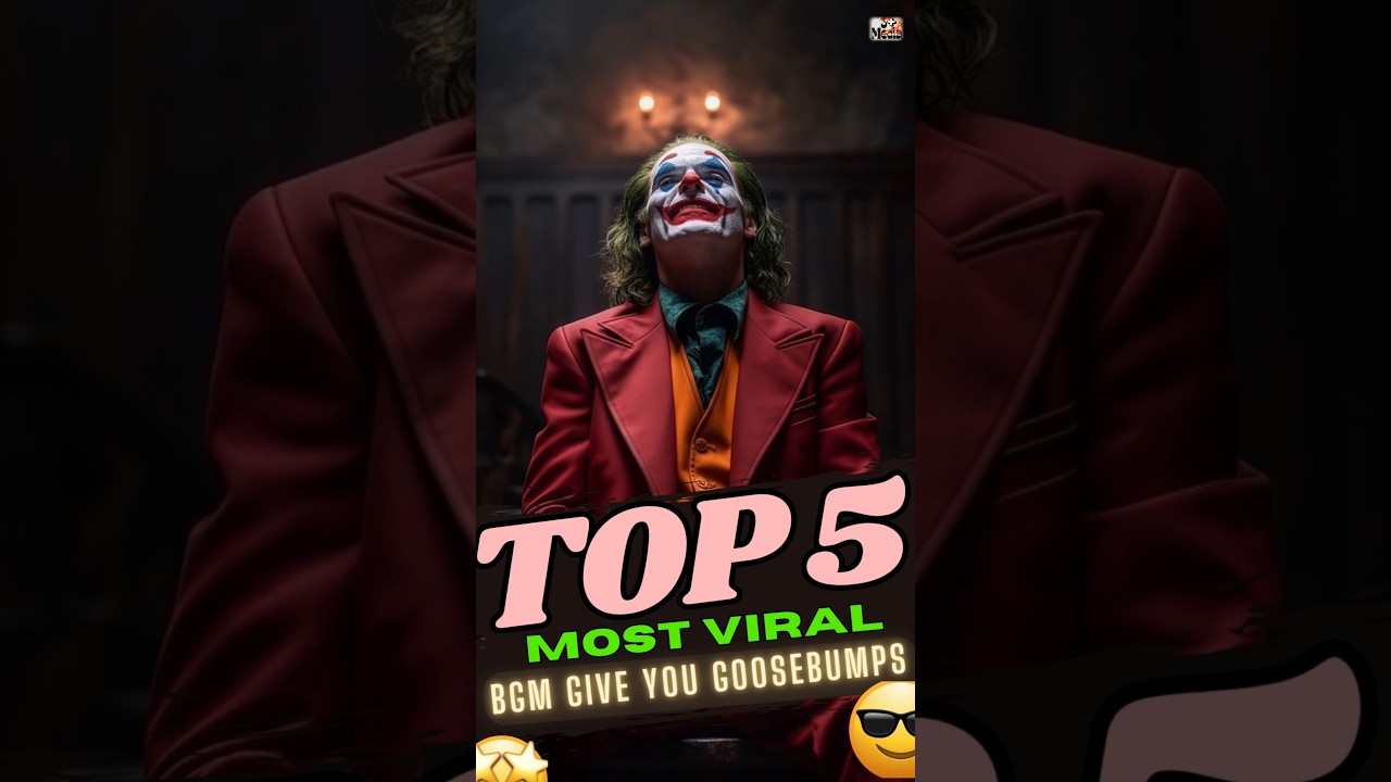 TOP 5 BGM Give You Goosebumps 😎 | Jawan , ROLEX , Marco , Kalki , Master | #shorts #trendingnow