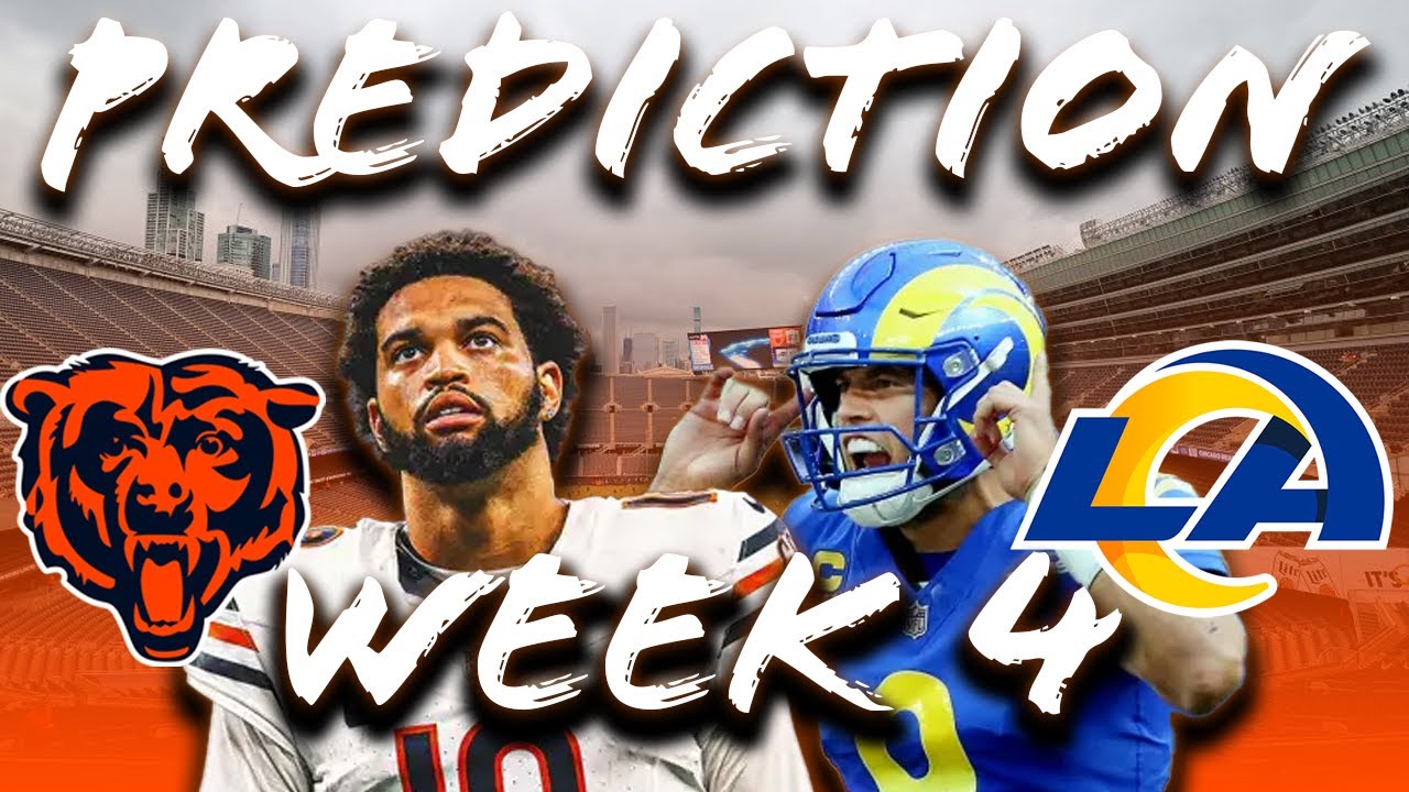 WEEK 4: BEARS v RAMS GAME PREDICTIONS & ANALYSIS - YouTube