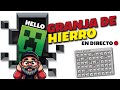 Los Creepers no me dejaron hacer mi granja de hierro XD