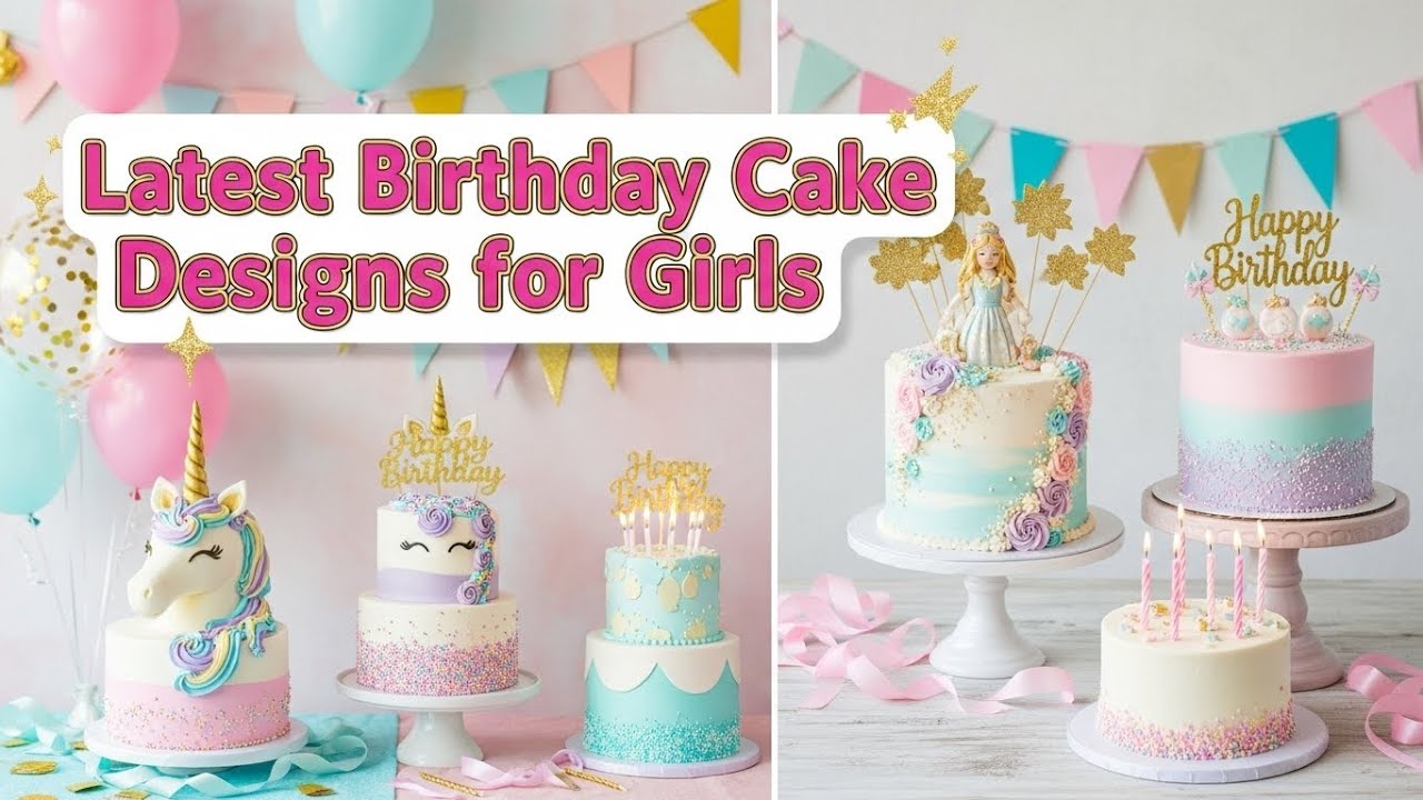 TOP 5 Best Latest Birthday Cake Design For Girls 2026 | Birthday Party Without These Cake Ideas