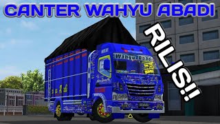RILIS!! MOD CANTER WAHYU ABADI FULL ANIM || MOD BUSSID TERBARU