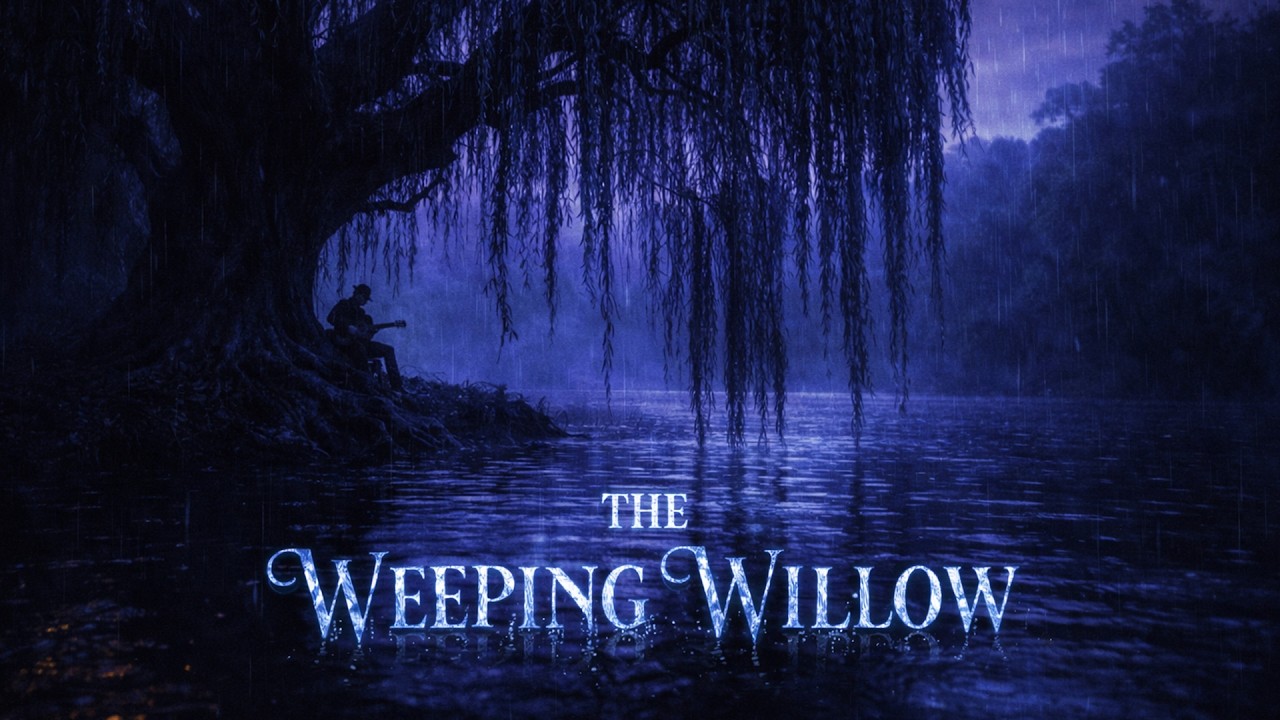 THE WEEPING WILLOW – Emotional Slow Blues | Crying Guitar & Rain Sounds 🌧️🎸