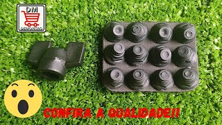 Travas Chuteira Futebol Campo Nylon Borracha Universal Pentagol Kit 12 Unidades!!!