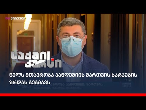 წელს მთავრობა პანდემიის მართვის ხარჯების ზრდას გეგმავს