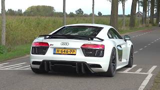 1200Hp Audi R8 V10 Plus Twin Turbo - Revs, Accelerations, Pure Sounds