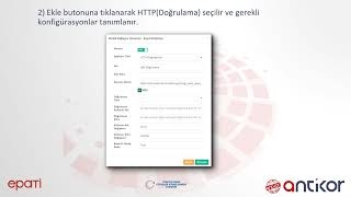 Proxy Servisi HTTP Doğrulama Kimlik Doğrulama Entegrasyonu