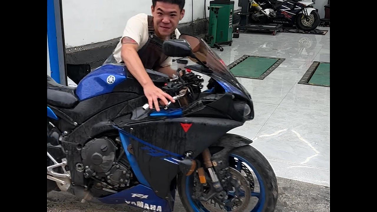 Реставрация моего Yamaha R1 VMAX 2009 года — сбылась моя 18-летняя мечта.