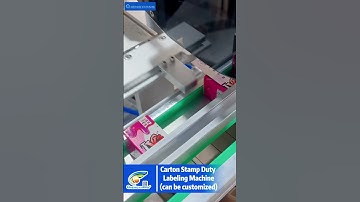 Carton Stamp Duty Labeling Machine | Tax Stamping Labeling Machines | Carton Box Labeling Machine