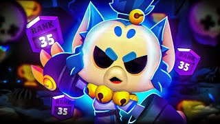 АПНУЛ НОВОГО БРАВЛЕРА КИТА НА 35 РАНГ В СОЛО ШД 🐱 Brawl Stars / Бравл старс