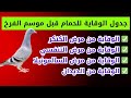 أمراض الحمام الوقاية من الأمراض علاج الكنكر علاج التنفسي علاج السالمونيلا علاج الديدان 