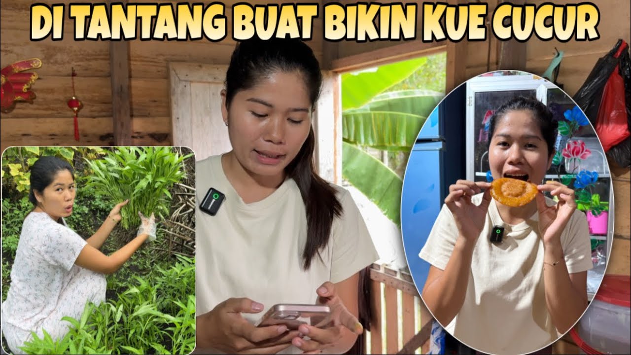 DI KASIH TANTANGAN OLEH SALAH SATU PENONTON SETIA KITA BUAT BIKIN KUE CUCUR,HASILNYAAA ❓❓