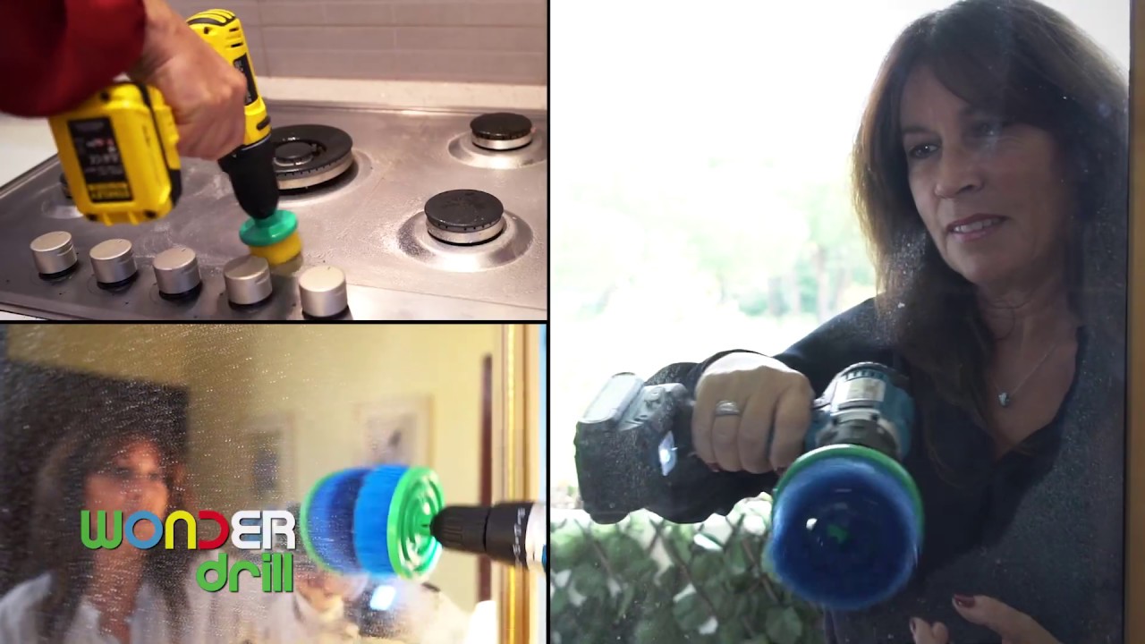 Wonder Drill - Set di Spazzole Multiuso per Pulizie Domestiche più Veloci - ECLShop.TV