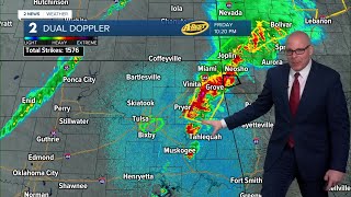 Tornado Watch is in effect until 4am for parts of Green Country