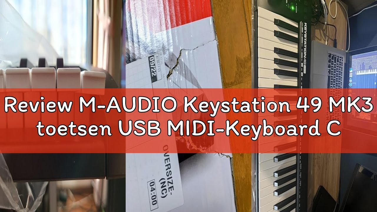 Review M-AUDIO Keystation 49 MK3 toetsen USB MIDI-Keyboard Controller met Pitch- / Modulatiewielen,