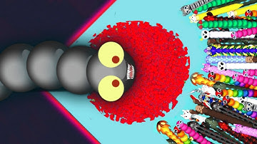 SNAKE IO🐍 BLACK KING PEPPER SNAKE 🐍 VS 1000 PRO GIANT SNAKES 🐍 EPIC SNAKEIO GAMEPLAY #snakegame 