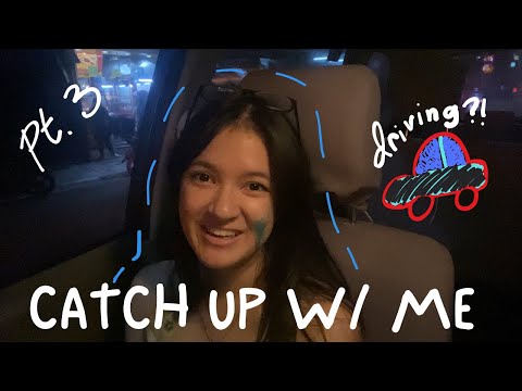 Catching up series pt. 3 | Driving examinations & lessons, and college applications *cries*