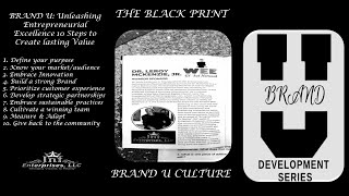 BRAND U UNLEASH ENTREPRENEURIAL EXCELLENCE 10 STEPS TO CREATE LASTING VALUE DAY 6 DEVELOP STRATEGIC