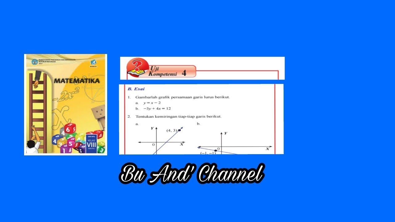 Jawaban Uji Kompetensi 4 Matematika Kelas 8 Semester 1