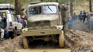 4x4 offroad Stříbrský BláŤák 2019 - Praga V3S, Land Rover Defender, Nissan Patrol, special (4K)