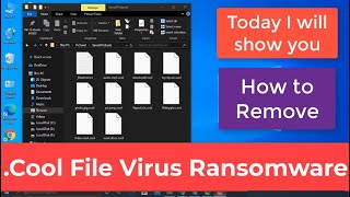 Details Cool File Virus Ransomware [.Cool] Removal and Decrypt .Cool Files | Cool Virus File Recovery Update
