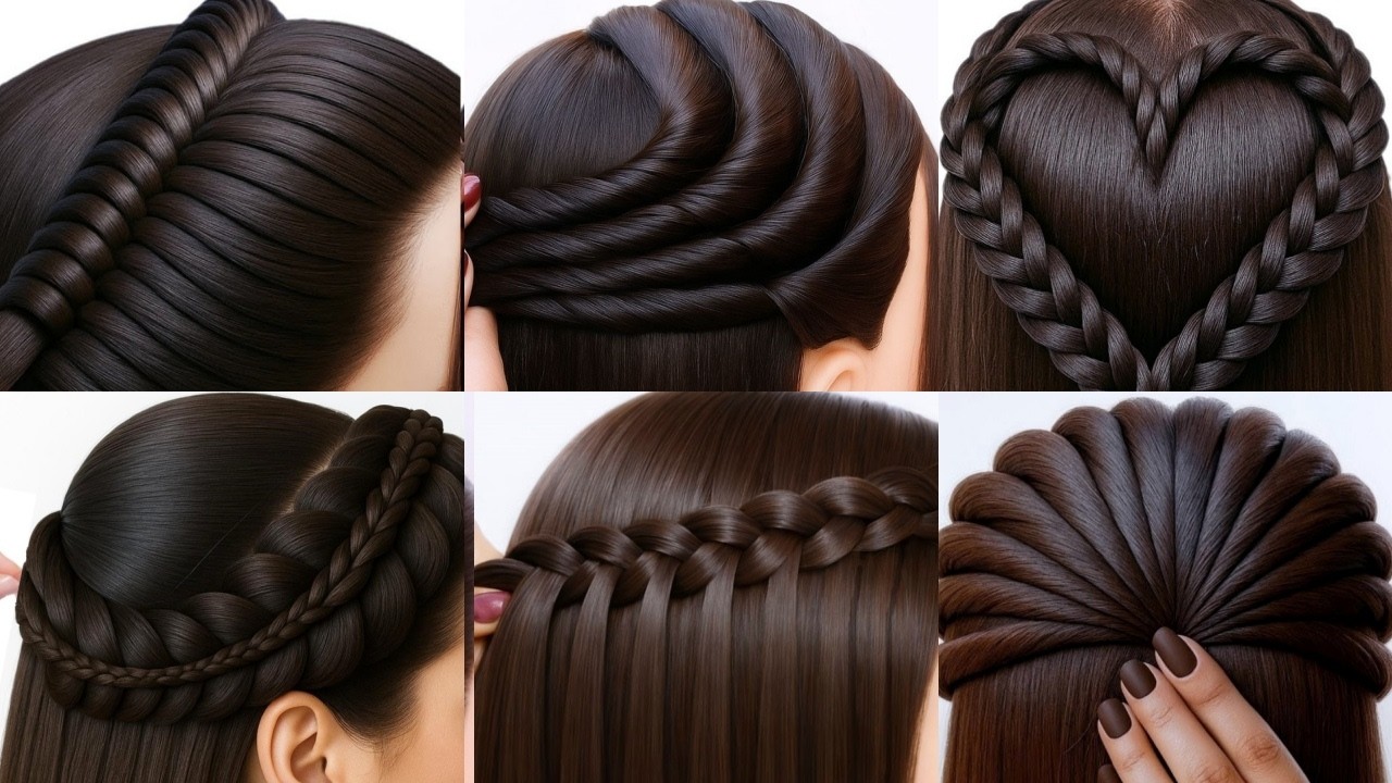 Разнообразные прически - Новые простые прически | Модные прически | Прически для девочек | прическа