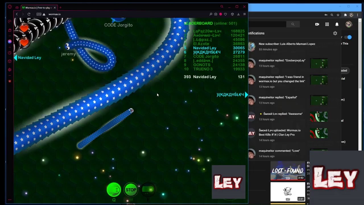 Wormax.io Christmas Eve Fun