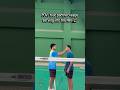 POV: Your Partner Keep Serving Into the Net | Partner Patience: 0% 🏸 😂 #funny #badmintonlover