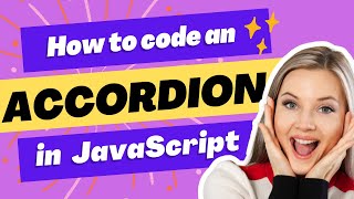How to code an accordion in JS?